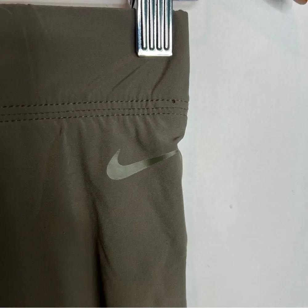 NIKE Dri-FIT Training Joggers Olive Green Size XS